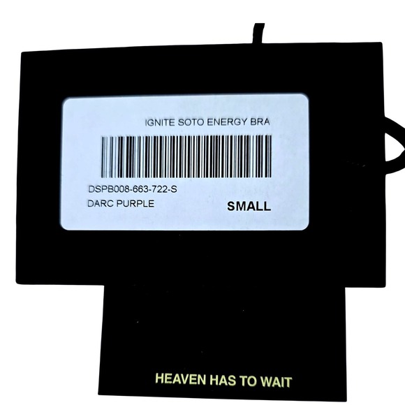 Darc Sport Energy Sport Bra Wolves Ignite Soto Darc Purple Flame Print Small - Picture 4 of 5